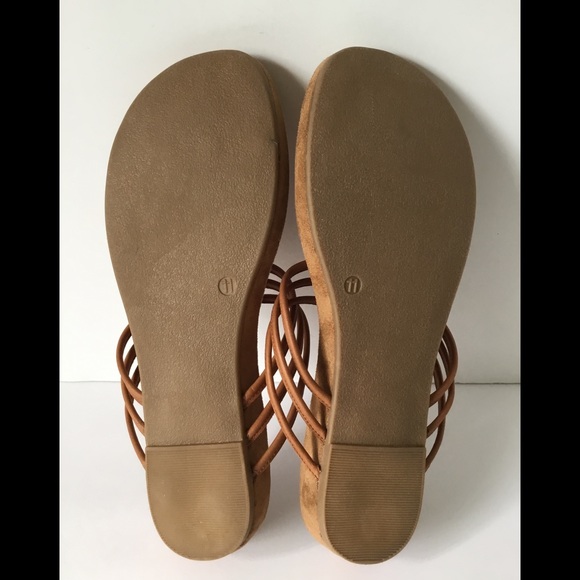 BJORNDAL Thong Sandals Flip Flops Leather Size 11 - Picture 4 of 4